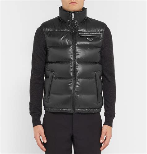 mens prada gilet|prada down jacket men.